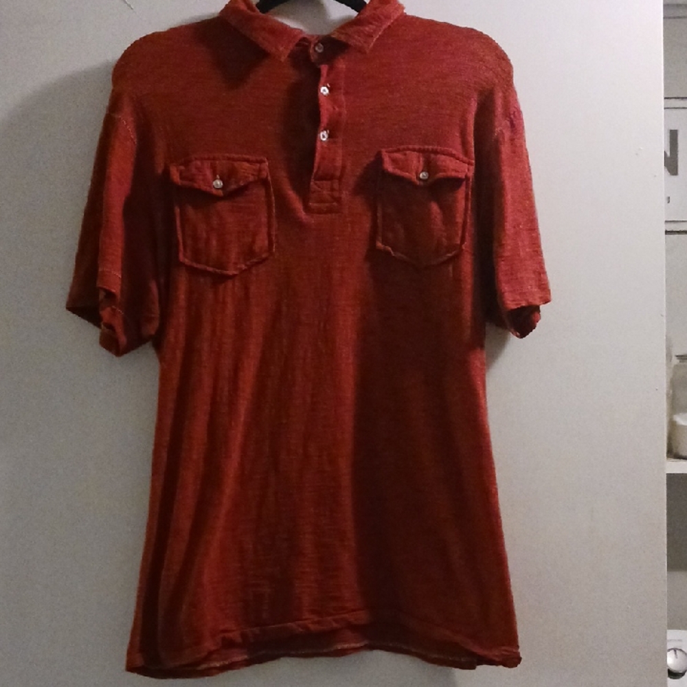 SPECIAL 2/$25 Men's Red Blue Sol Shirt